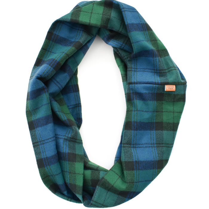 THE TYSON - Flannel Infinity Scarf
