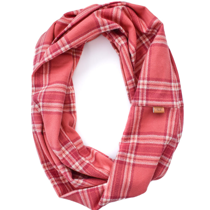 THE RUBY - Flannel Infinity Scarf