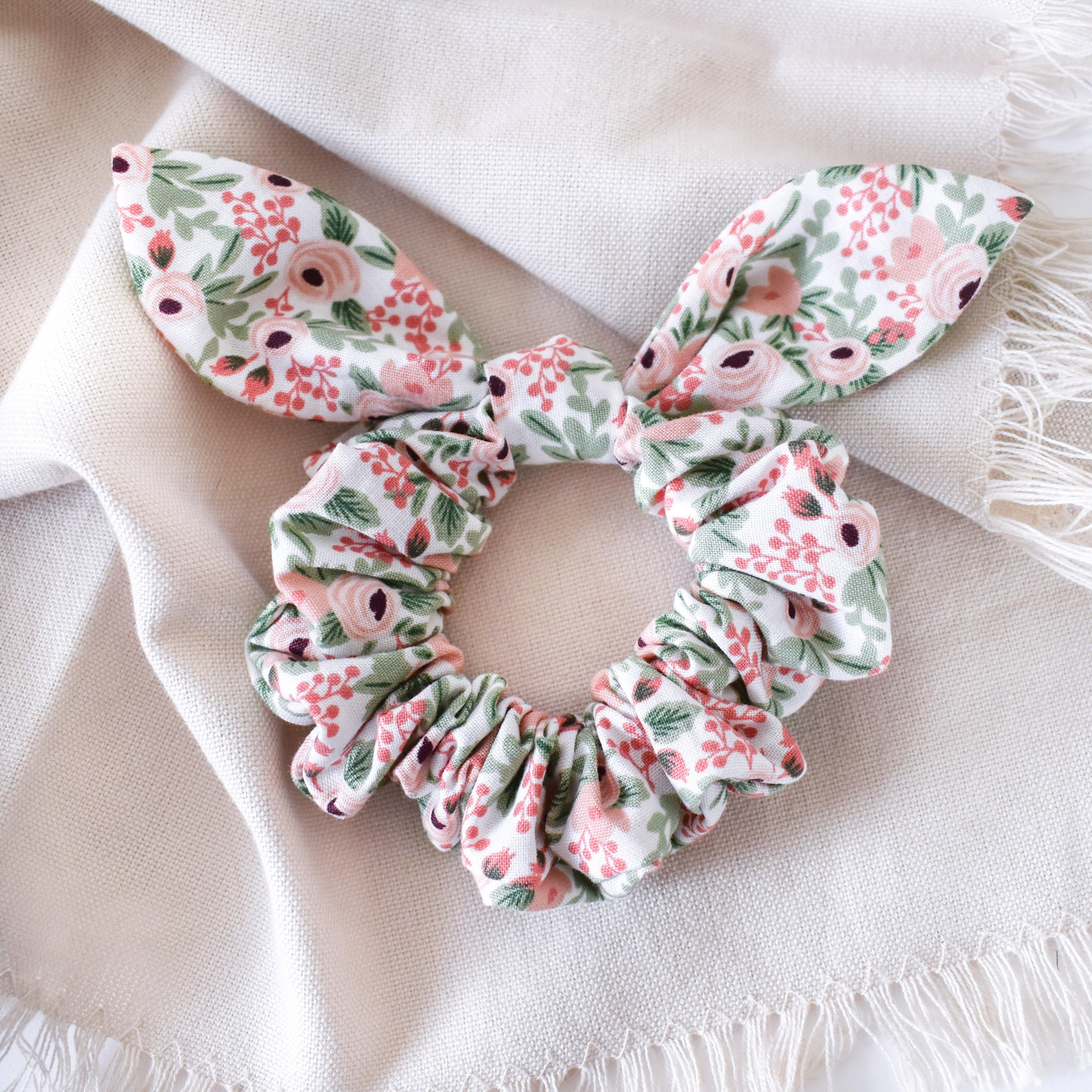 Blushing Blossoms Scrunchie