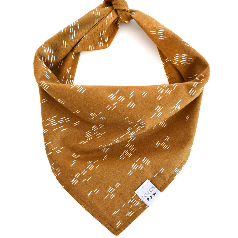 Gingerbread Dashes Dog Bandana