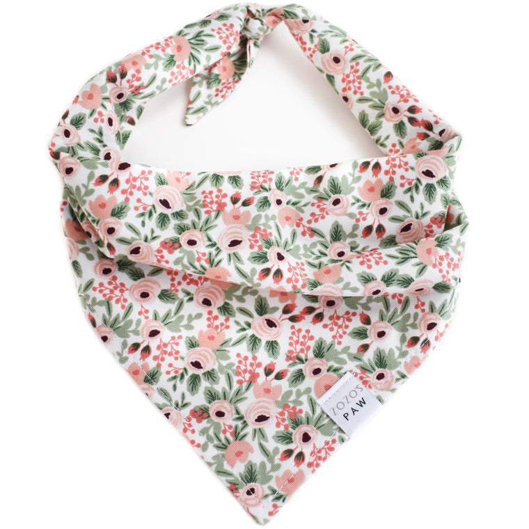 Blushing Blossoms Dog Bandana