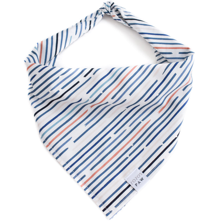 High Tide Stripes Dog Bandana